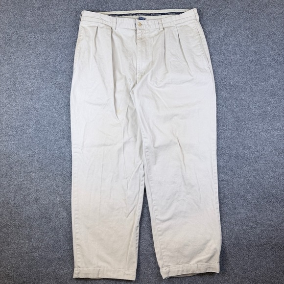 Polo Ralph Lauren Other - Vintage Polo Ralph Lauren Andrew Pants Mens 38x30 Beige Pleated Chino 90s